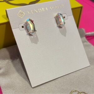 Kendra Scott Ever Earrings Kendra Scott Earrings Dichroic Glass Gold